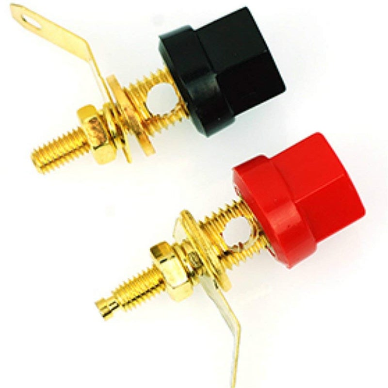 CESS Amplifier Terminal Connector Binding Post Banana Plug Jack Socket Panel/Chassis Mount - Length 1.1" / 29mm (4 Pack) - Image 5